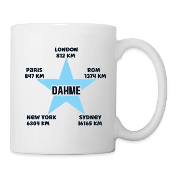 Dahme Urlaub Ostseebad Küste Ostsee Meer Ferien - Tasse - Weiß - Rechts