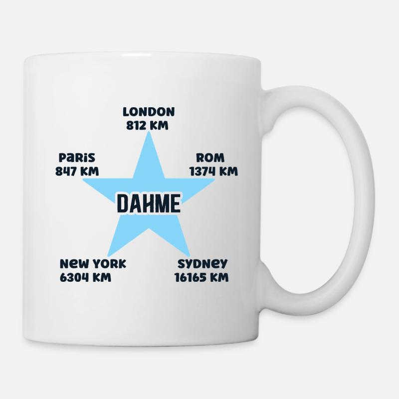 Dahme Urlaub Ostseebad Küste Ostsee Meer Ferien - Tasse - Weiß