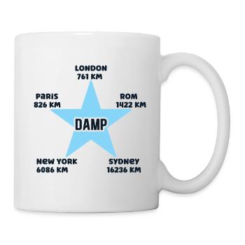 Damp Urlaub Ostseebad Küste Meer Ostsee Ferien - Tasse - Weiß - Rechts