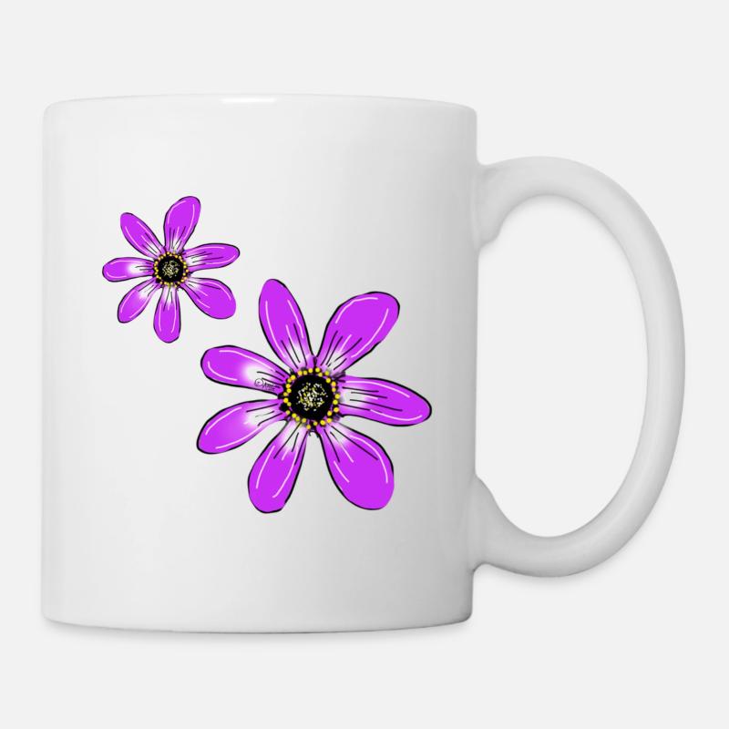 Flowers Pink - Mug - white