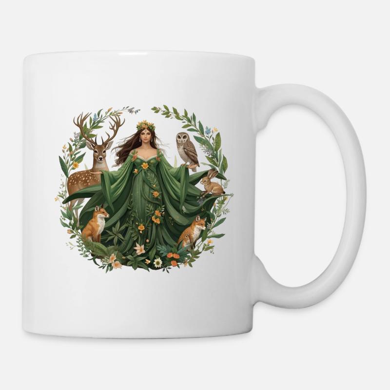 Dame Nature - Mug blanc - blanc