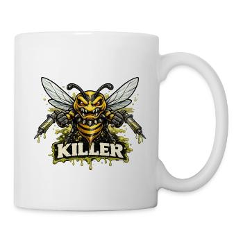Killer Hornisse Kampfschlacht - Tasse - Weiß - Rechts