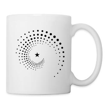 SPIRALE EFFEKT AUS PUNKTEN - Tasse - Weiß - Rechts