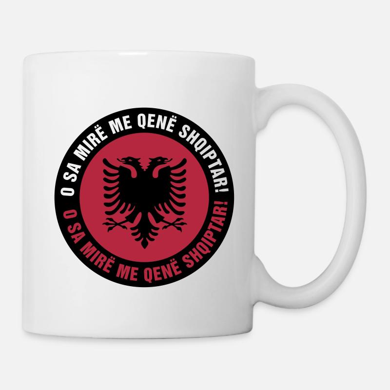 001 Albania - Tasse - Weiß