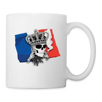 Fanshirt-Frankreich - Tasse - Weiß - Rechts