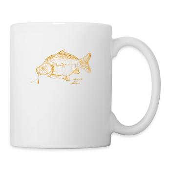 carp and release - Tasse - Weiß - Rechts