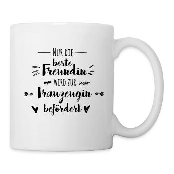 Trauzeugin Beste Freundin Hochzeit Geschenk - Tasse - Weiß - Rechts
