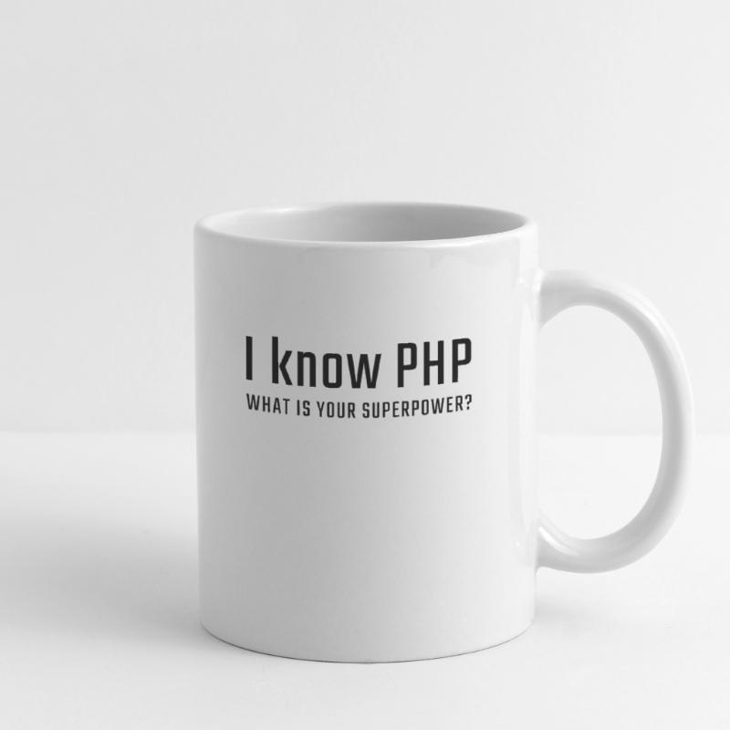 Ich kenne PHP Tasse