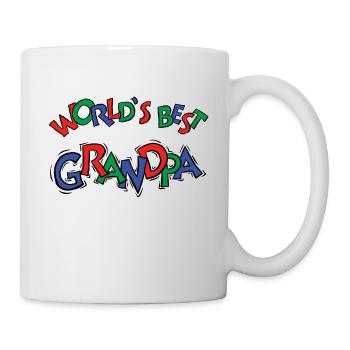 Welt bester Großvater - Tasse - Weiß - Rechts