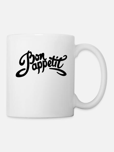 bon appetit - Mug blanc - blanc