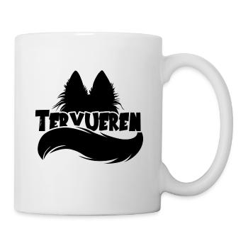 Silhouette Tervueren - Black - Mug - white - Right