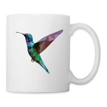 Bunter Kolibri - Tasse - Weiß - Rechts