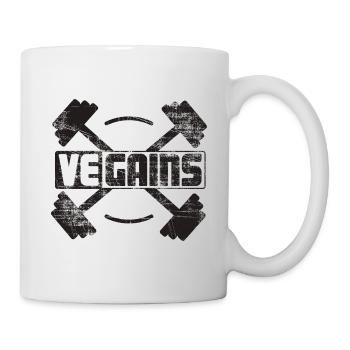 Vegains Vegan Muscle Power Gift - Mug - white - Right
