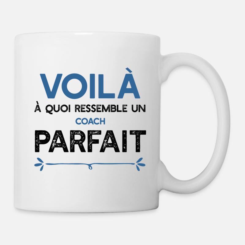 Un Coach parfait métier cadeau - Mug blanc - blanc