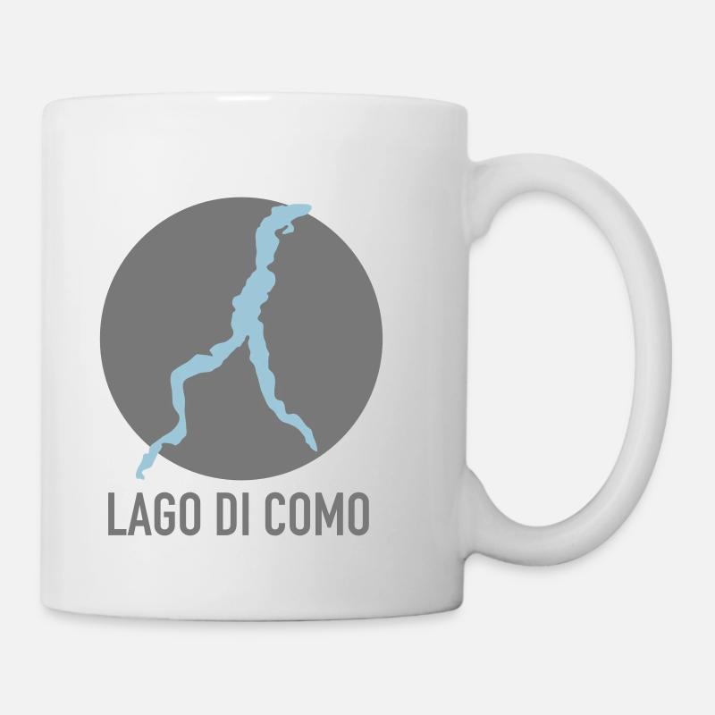 LAGO DI COMO - Comer See - Tasse - Weiß