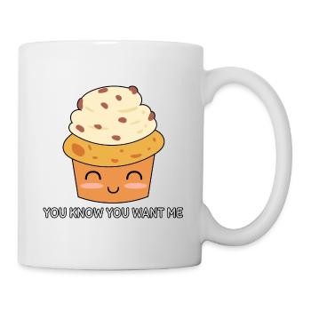 Vous savez que vous me voulez - Mug blanc - blanc - Droite