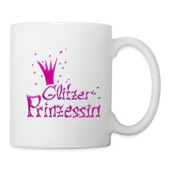 Princesse de paillettes roses - Mug blanc - blanc - Droite