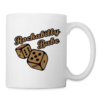 Rockabilly Babe - Mug - white - Right