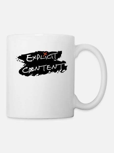Explicit Content - Tasse - Weiß
