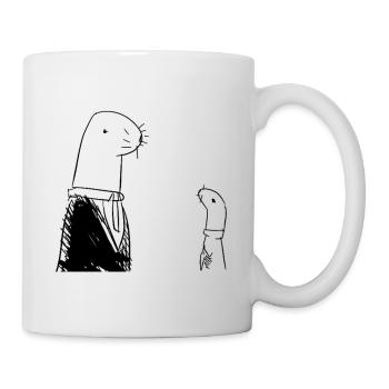 PÈRE ET FILS - Mug blanc - blanc - Droite
