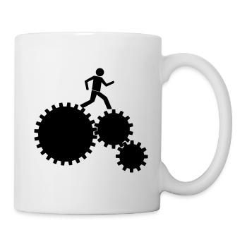 Workers in the clockwork! - Mug - white - Right