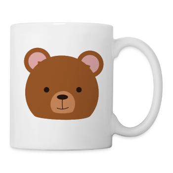 Teddy teddy bear for funny and happy baby - Mug - white - Right