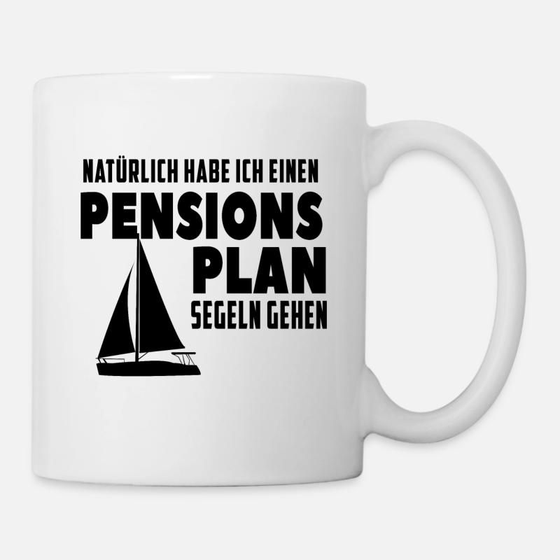 Retirement sailing - Mug - white