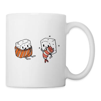 Winter sushi - Mug - white - Right