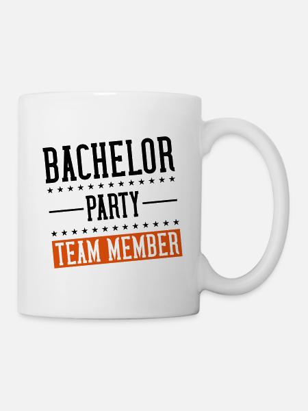 enterrement de vie de garçon - Mug blanc - blanc