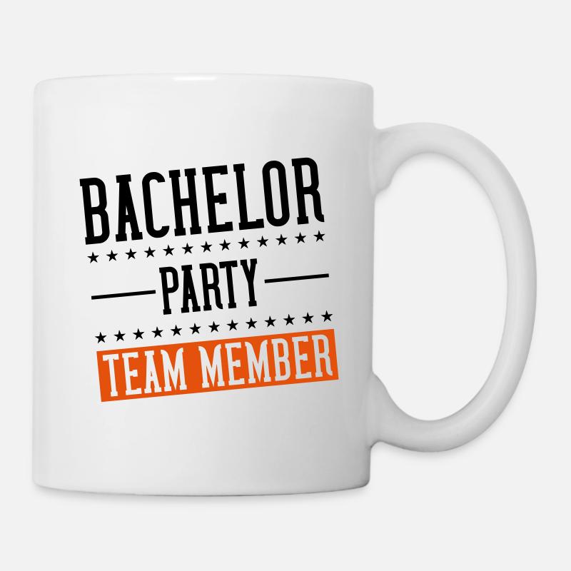enterrement de vie de garçon - Mug blanc - blanc