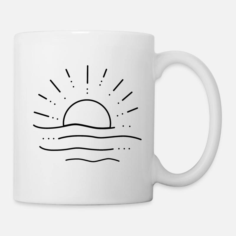 Look partenaire Sun Paarshirt - Mug blanc - blanc
