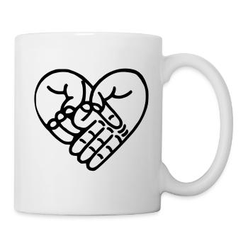 Lel herz - Tasse - Weiß - Rechts