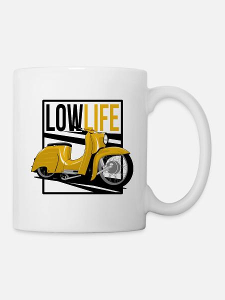 Gelbe Schwalbe - Tasse - Weiß