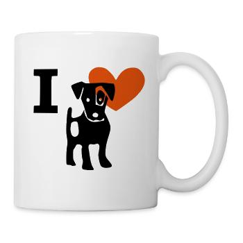 J'aime Jack Russel J'aime Jack Russel - Mug blanc - blanc - Droite