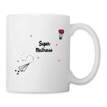 Super maîtresse - Mug blanc - blanc - Droite