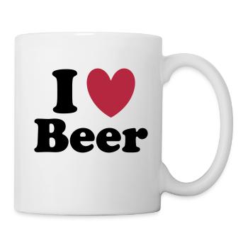 Beer - Tasse - Weiß - Rechts