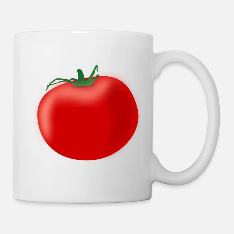 tomate - Tasse - Weiß