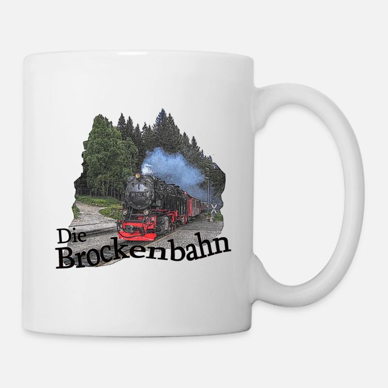 brockenbahn dampflok schierke 1 - Tasse - Weiß