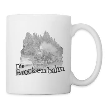 brockenbahn dampflok schierke 2 - Tasse - Weiß - Rechts