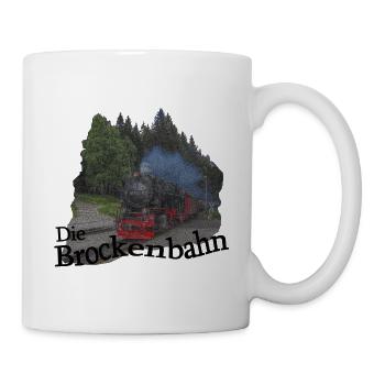 brockenbahn dampflok schierke 3 - Tasse - Weiß - Rechts