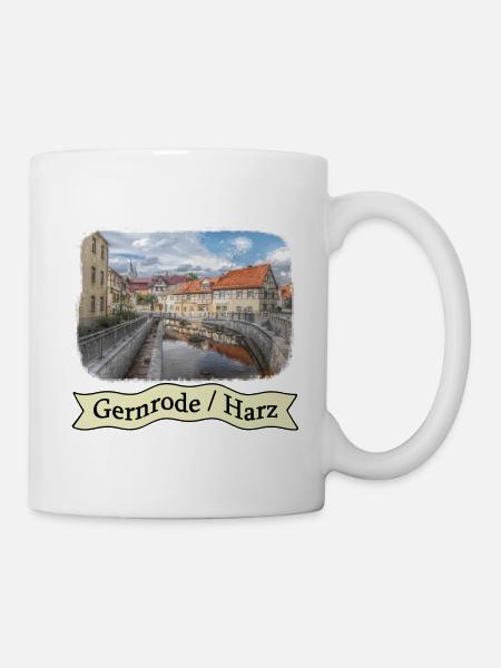 gernrode harz spittelteich 3 - Tasse - Weiß