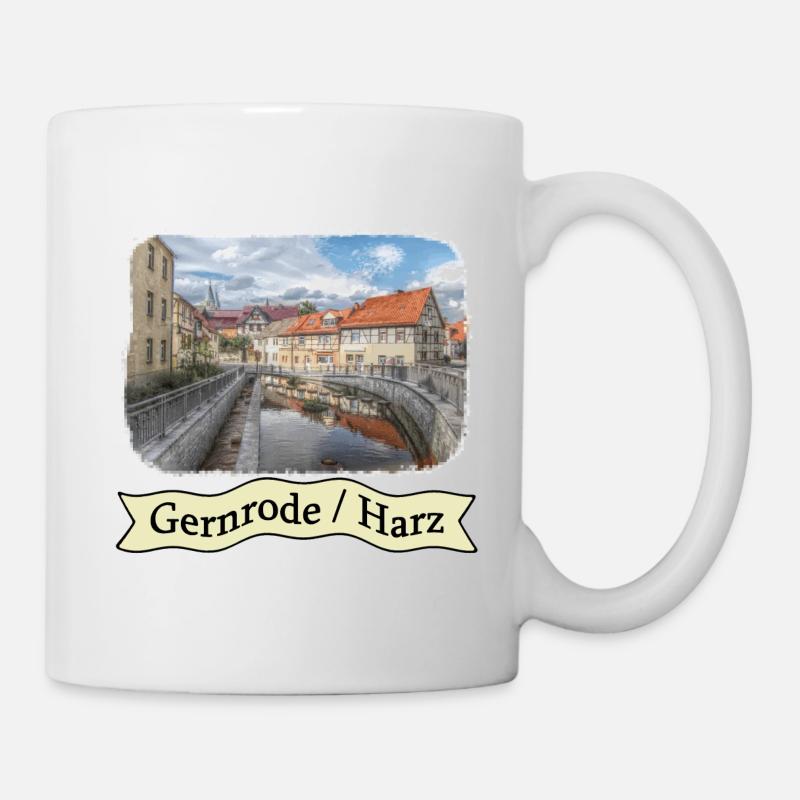 gernrode harz spittelteich 3 - Tasse - Weiß
