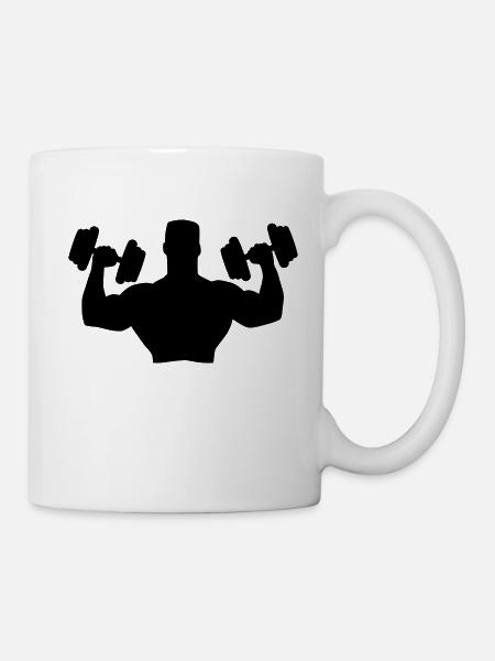 Muscle Man Training - Tasse - Weiß