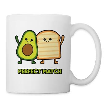 AVOCAT TOAST - Mug blanc - blanc - Droite