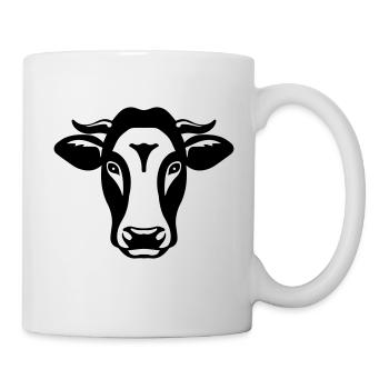cow head - Mug - white - Right