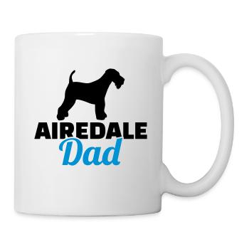 Airedale Terrier - Mug blanc - blanc - Droite