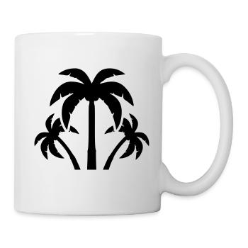 palme icône icon - Mug blanc - blanc - Droite