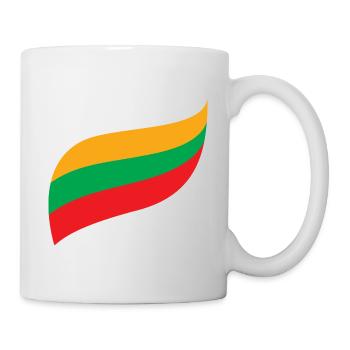 Lithuania flag - Mug - white - Right