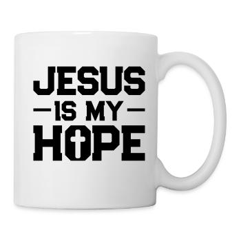 jesus hoffnung - Tasse - Weiß - Rechts