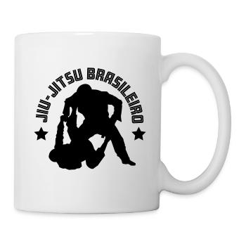 Brazilian Jiu-Jitsu Vintage - Tasse - Weiß - Rechts